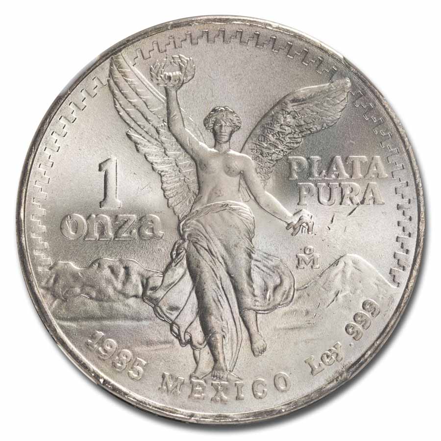 1985 Mexico 1 oz Silver Libertad MS-66 NGC (Coat of Arms Label) | eBay